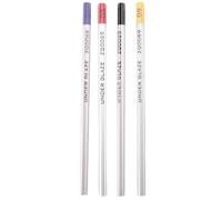 Gvvsjgdbis Lot de 4 crayons sous glaçure pour poterie - Crayon de précision sous glaçure pour poterie A
