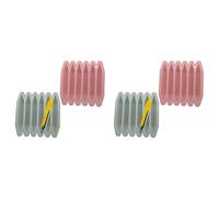 Gvvsjgdbis Lot de 4 Moules de Recyclage de Crayons, Moule en Silicone pour Crayons 3D, Four, Silicone Pur, Moule à Crayons et Réutilisable