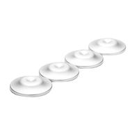 Gvvsjgdbis Lot de 4 pieds de rechange pour amplificateur, enregistreur - Argenté