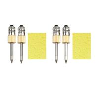 Gvvsjgdbis Lot de 4 pointes de fer à souder avec éponge E10 Interface de soudage USB Type B