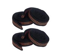 Gvvsjgdbis Lot de 4 sangles de hamac spéciales renforcées en polyester 5 anneaux pour hamac de camping en plein air