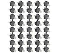 Gvvsjgdbis Lot de 40 boutons poussoirs tactiles DPDT à 6 broches