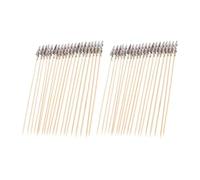 Gvvsjgdbis Lot de 40 chevalets de peinture en bois et métal avec pince crocodile pour pièces de modélisation d'aérographe