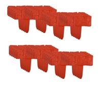 Gvvsjgdbis Lot de 40 piquets de support pour clôture de jardin, imitation pierre, bordure de paysage, bordure décorative, B