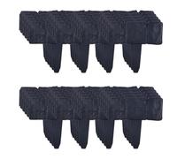 Gvvsjgdbis Lot de 40 piquets de support pour clôture de jardin, imitation pierre, bordure de paysage, bordure décorative, C
