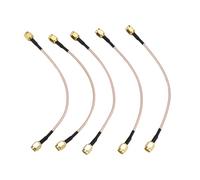 Gvvsjgdbis Lot de 5 câbles d'extension SMA mâle vers SMA mâle vers SMA mâle - Câble d'extension coaxial RG316 - 15 cm