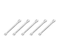 Gvvsjgdbis Lot de 5 clés à double extrémité ouverte en forme de U Argenté 5,5 x 7 mm