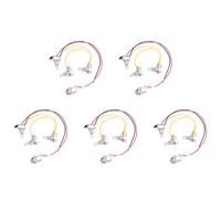 Gvvsjgdbis Lot de 5 faisceaux de câblage pré-câblés pour guitare basse avec pots de 3 à 500 K