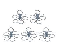 Gvvsjgdbis Lot de 5 porte-gobelets rotatifs pliables en plastique pour tasse à café 6 bâtons