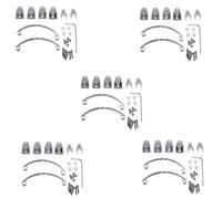 Gvvsjgdbis Lot de 5 ressorts à lames en acier pour B14 B16 B24 B36 Ural Q60 Q61 Q62 Q63 Q64 6X6 Argenté