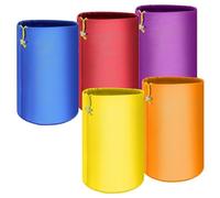 Gvvsjgdbis Lot de 5 sacs filtrants en tissu Oxford pour seau, sacs filtrants réutilisables pour la culture hydroponique, le jardinage, le jus