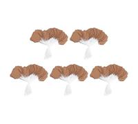 Gvvsjgdbis Lot de 500 étiquettes de prix avec ficelle attachée - Jolies étiquettes cadeaux en papier kraft pour étiquetage, étiquettes de nom