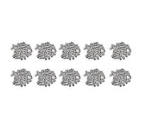Gvvsjgdbis Lot de 500 vis sans tête hexagonales en acier inoxydable M3 x 3 mm Argenté