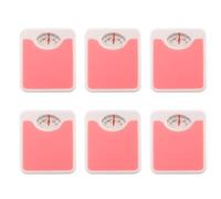Gvvsjgdbis Lot de 6 accessoires miniatures pour maison de poupées à l'échelle 1/12 Rose