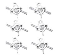 Gvvsjgdbis Lot de 6 interrupteurs de valve de réservoir de carburant pour VTT, quad, moto tout-terrain