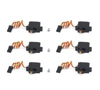 Gvvsjgdbis Lot de 6 servo Metal Gear 5G K989-58 pour K969 K979 K989 K999 P929 P939 1/28 A202 A232 1/24 RC Car Upgrade Parts Spare Parts