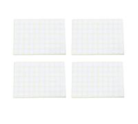 Gvvsjgdbis Lot de 60 étiquettes autocollantes rondes blanches de 19 mm