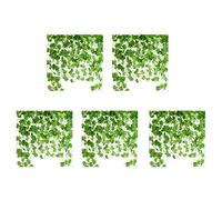 Gvvsjgdbis Lot de 60 feuilles d'érable artificielles à suspendre de 2,5 m, guirlande de lierre artificiel à suspendre pour décoration de jardin et de mariage