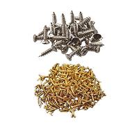 Gvvsjgdbis Lot de 60 vis de protection pour guitare électrique Str/Tele, 30 pièces argentées et 30 pièces dorées