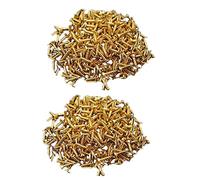 Gvvsjgdbis Lot de 60 vis dorées pour guitare électrique et basse