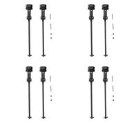 Gvvsjgdbis Lot de 8 arbres d'entraînement CVD EA1061 pour JLB Racing Cheetah 11101 21101 J3 SPEED 1/10 RC Accessoires de pièces de voiture