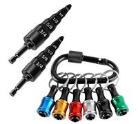 Gvvsjgdbis Lot de 8 outils de réparation avec porte-embout, 5 en 1 en cuivre Extenseur de tuyau de 6,35 mm