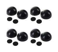 Gvvsjgdbis Lot de 8 supports antidérapants pour ordinateur portable Noir