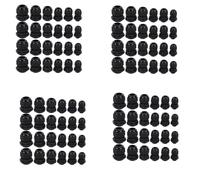 Gvvsjgdbis Lot de 96 joints de presse-étoupes étanches réglables en plastique de 3,5 à 13 mm, PG7, PG9, PG11, PG13,5, PG16, lot de 24