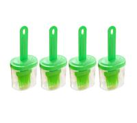 Gvvsjgdbis Lot de pinceaux pour bouteille d'huile, contient une bouteille d'huile et une brosse, brosse de barbecue haute température, pour la cuisine, la pâtisserie-B 7 x 17 cm