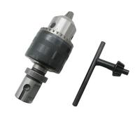 Gvvsjgdbis Mandrin de perceuse magnétique 1,5-13 mm avec connexion 3/4 universel vers adaptateur B16 pour équipement d'atelier outils électriques