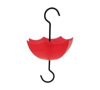 Gvvsjgdbis Mangeoires à oiseaux et mangeoires à oriole, parapluie rouge avec grande capacité, pièces de rechange pour mangeoire à oiseaux