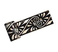 Gvvsjgdbis Marbre 3D auto-adhésif motif grec mur sol bordure carrelage autocollant cuisine salle de bain bassin base planche autocollant mural 2 m