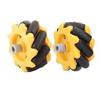 Gvvsjgdbis Mecanum Roue 48 mm Roue Omnidirectionnelle Robot Intelligent Accessoires Voiture Pièces Composants Jouets DIY