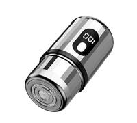Gvvsjgdbis Mini Rasoir Électrique Portable Rechargeable par USB, Rasoir de Poche de Voyage, Lavable, Portable, Sans, Argent