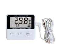 Gvvsjgdbis Mini thermomètre à sonde numérique LCD pour réservoir d'eau, piscine, réfrigérateur, aquarium, cave à vin