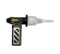 Gvvsjgdbis Mini ventilateur portatif 110 000 tr/min haute puissance souffleur d'air sèche-cheveux aspirateur souffleur de poussière moteur sans balais B