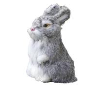 Gvvsjgdbis Modèle Réaliste de Lapin en Fausse Fourrure pour la Décoration Intérieure, Toucher Doux et Simulation de Fourrure de Lapin.