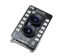 Gvvsjgdbis Module de caméra jumelle de reconnaissance d'appareil photo 2 MP 850 NM Vision nocturne infrarouge Lecteur libre de sécurité CMOS HD