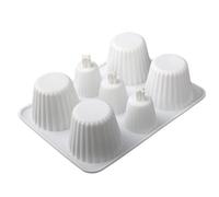 Gvvsjgdbis Moule à gâteau en silicone en forme de tasse à café - Outil de cuisson pour mousse au chocolat et dessert pour la cuisine, moule en silicone A