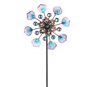 Gvvsjgdbis Moulin à vent décoratif en métal pour jardin, jardin, décoration pastorale