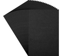 Gvvsjgdbis Mousse de Broderie EVA Feuilles de Mousse 3D Puff Mousse de Broderie Feuilles pour L'Artisanat pour la Couture à la Main Noir