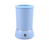 Gvvsjgdbis Nettoyeur électrique pour pattes d'animaux domestiques - Nettoyeur automatique pour chien - Nettoyeur rapide et bas - Nettoyage portable - Bleu