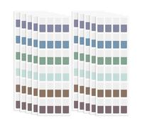 Gvvsjgdbis Onglets de page adhésifs transparents pour notebooksfiles - 1,2 x 2,8 cm