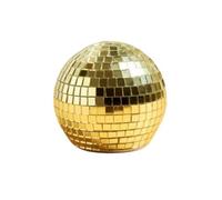 Gvvsjgdbis Ouvre-Bière Miroir Design Boule Disco Forme Récupérateur de Bière Miroir Design Ouvre Boule Miroir Décor Or