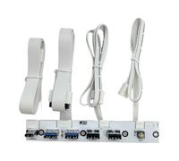 Gvvsjgdbis Panneau avant USB 3.0 hub IO panneau 2 ports USB 3.0 + 2 ports USB 2.0 + 1 port TYPE-C 20G + interrupteur LED pour boîtier PC de bureau blanc
