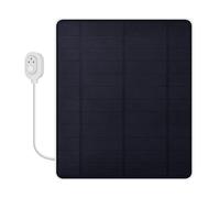 Gvvsjgdbis Panneau solaire 5 W pour caméra de sécurité avec câble d'extension IP65 étanche pour caméra