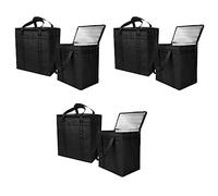 Gvvsjgdbis Paquet de 6 Réutilisables Isolés de Livraison de Nourriture de Sac D'épicerie avec la Double Tirette