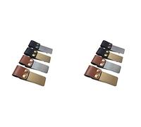 Gvvsjgdbis Pen Loop Traveler Lot de 8 porte-stylos en cuir avec clip en acier inoxydable