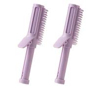 Gvvsjgdbis Pinces à cheveux pour volumiser et coiffer - Peigne à friser rétractable 2 en 1, bigoudis auto-agrippants pour un volume optimal