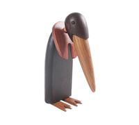 Gvvsjgdbis Pingouin Empereur en Bois de Haute Qualité Nordique, Cadeau d'anniversaire en Bois, Artisanat en Bois, Petits Souvenirs, Ornements Décoratifs